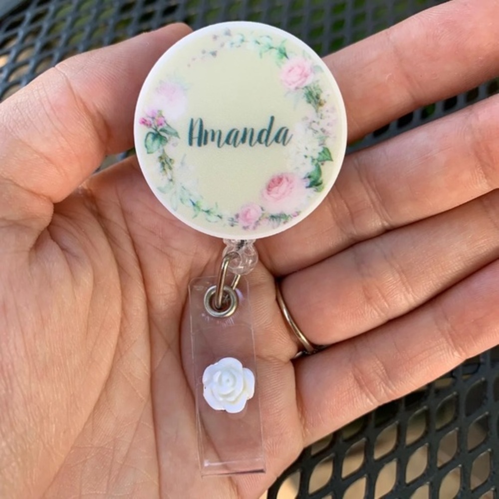 Amanda Name Retractable Badge Holder ID Reel Lanyard Christmas Gift Personalize
